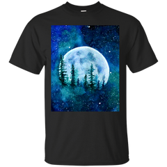 Camping - Moon and the Trees full moon T Shirt & Hoodie