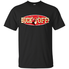 Hunting - Red Nosed Stag Says Buck Off T Shirt & Hoodie