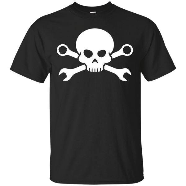 Biker - Skull 039n039 Tools  v1 white T Shirt & Hoodie
