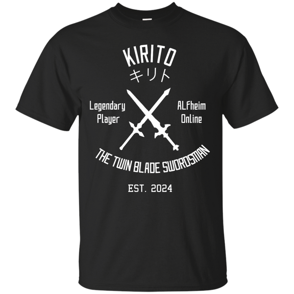 ALFHEIM - ALO Twin Blade Swordsman White T Shirt & Hoodie