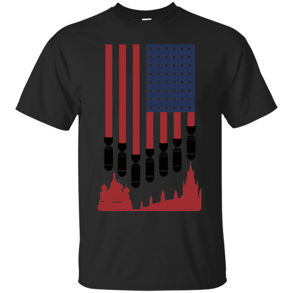 AMERICAN - American Flag Bombs Russia T Shirt & Hoodie
