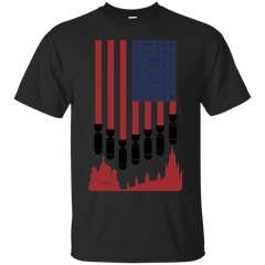 AMERICAN - American Flag Bombs Russia T Shirt & Hoodie