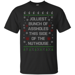 ADULT HUMOR - Christmas Jolliest Assholes T Shirt & Hoodie