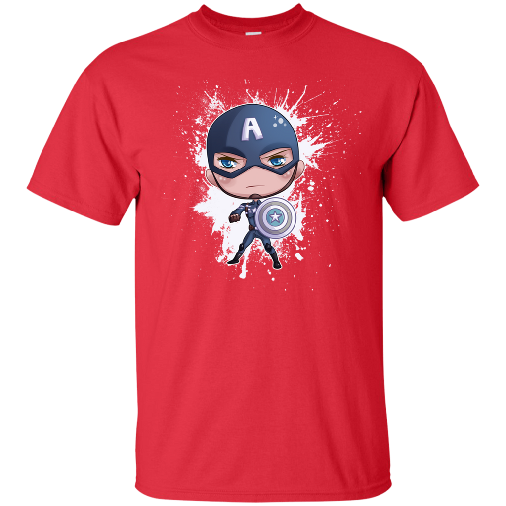 Marvel - Chibi Captain America comics T Shirt & Hoodie
