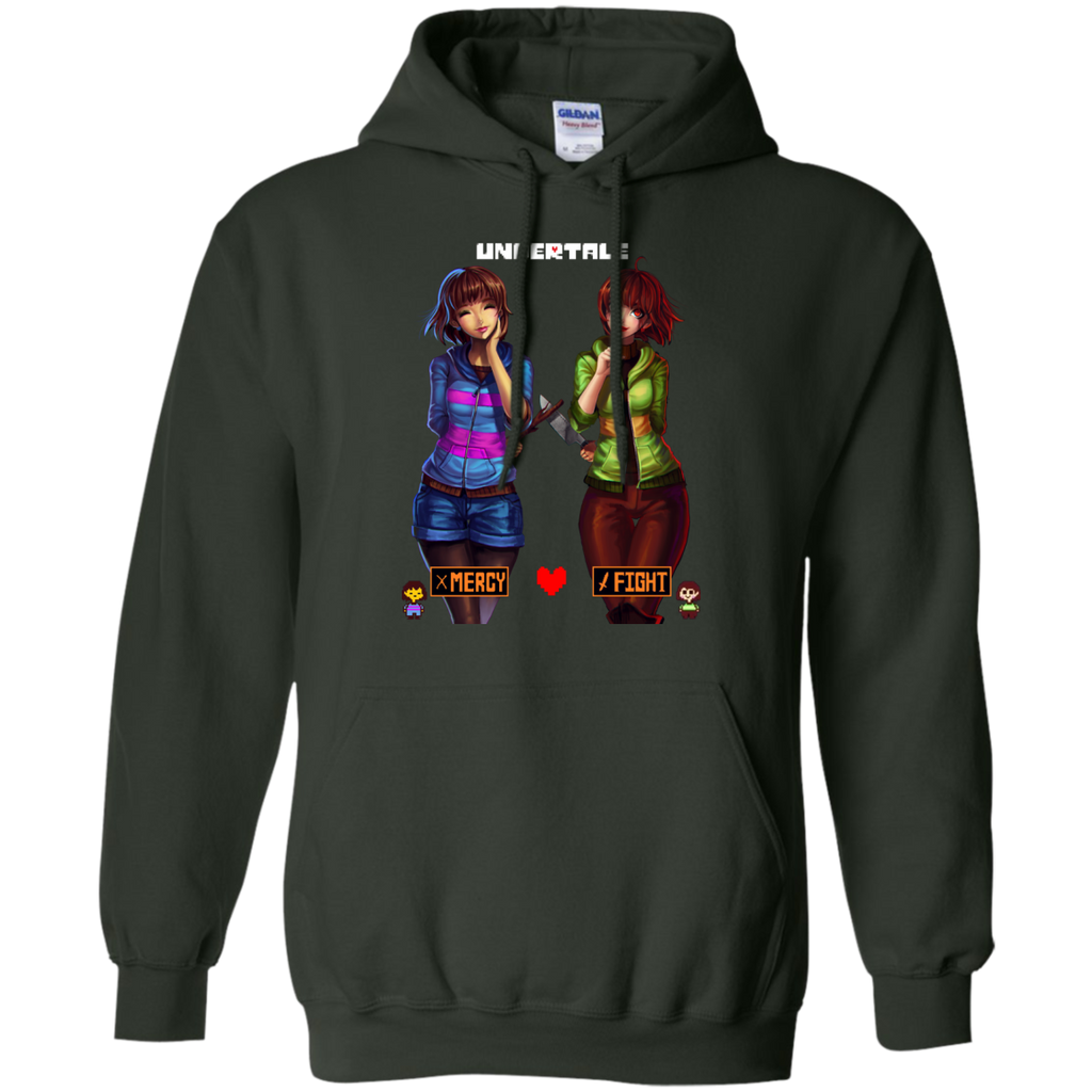 FIGHT Undertale Frisk and Chara T Shirt Hoodie 1920TEE