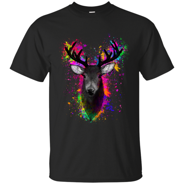 Hunting - Splatter Stag T Shirt & Hoodie