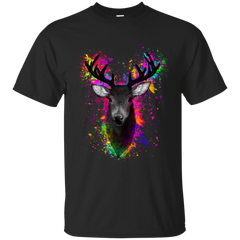 Hunting - Splatter Stag T Shirt & Hoodie