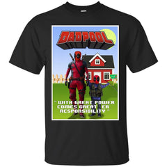 DEADPOOL FATHERS DAY COMIC MARVEL ART - DadPool  Happy Fathers Day T Shirt & Hoodie