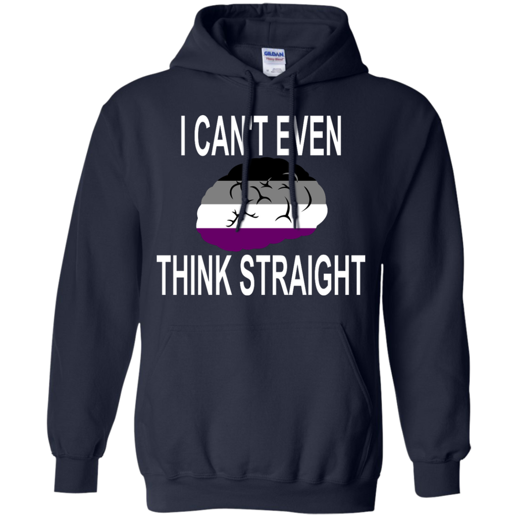 LGBT - I Cant Even Think Straight Asexual Pride lgbt pride T Shirt & Hoodie