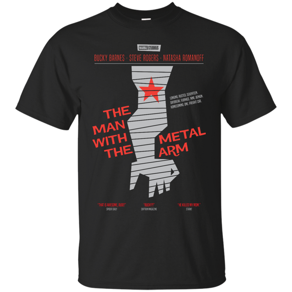 Marvel - The Man With The Metal Arm winter soldier T Shirt & Hoodie