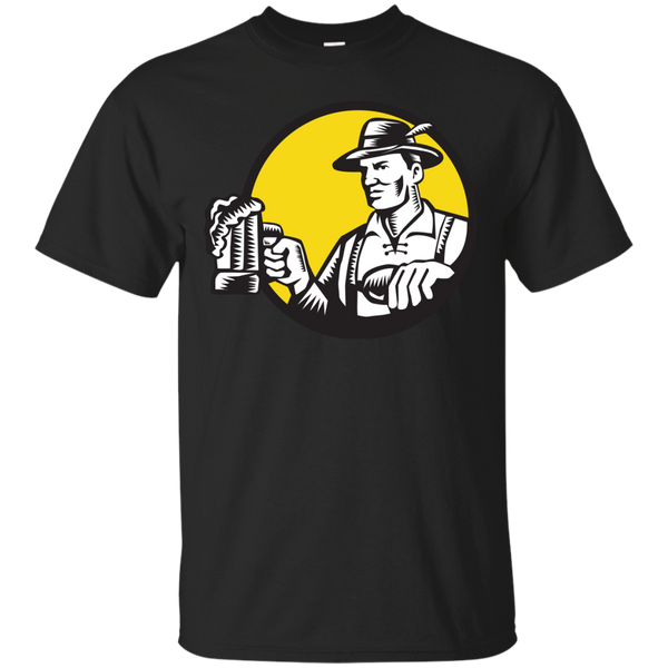 BAVARIAN BEER DRINKER MUG CIRCLE WOODCUT - Bavarian Beer Drinker Mug Circle Woodcut T Shirt & Hoodie