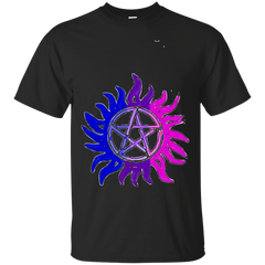LGBT - Bisexual Pride Flag AntiPossession Symbol supernatural fandom T Shirt & Hoodie