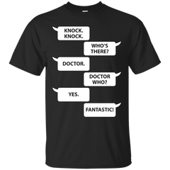11TH DOCTOR - Whos There T Shirt & Hoodie