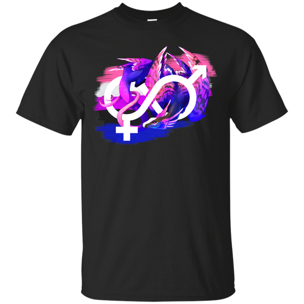 LGBT - Genderfluid Pride Dragon lgbt T Shirt & Hoodie