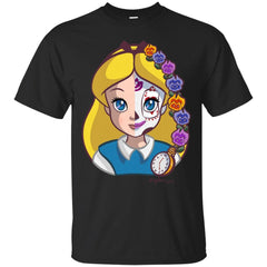 ALICE IN WONDERLAND - Curious Girl  Sugar Skull Series T Shirt & Hoodie