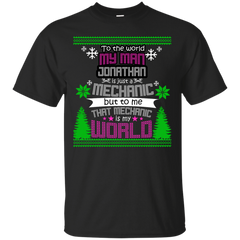 Mechanic - That Mechanic Is My World T Shirt & Hoodie