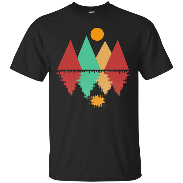 Camping - Moon Over Four Peaks 2 mountains T Shirt & Hoodie
