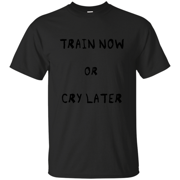 Deadpool - Train now or cry later bodybuilding T Shirt & Hoodie