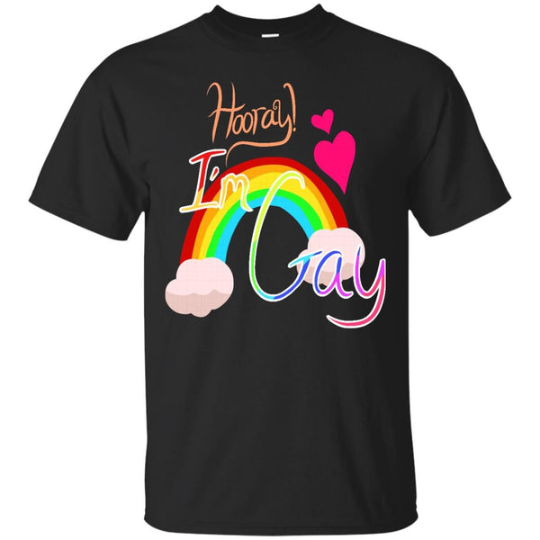 LGBT - Hooray Im Gay T Shirt & Hoodie