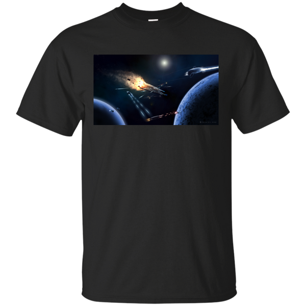 Space - Space Battle scene T Shirt & Hoodie