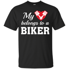 BRIDE - My Heart Belongs To A Biker T Shirt & Hoodie