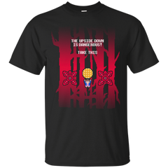 Stranger Things - The Upside Down is Dangerous stranger things T Shirt & Hoodie