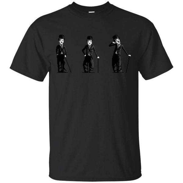CHARLIE CHAPLIN - Pixel art Chaplin T Shirt & Hoodie