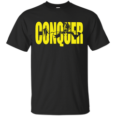 Dragon Ball - CONQUER  Saiyan Squat ICONIC Leg Day Motivation  Yellow workout dbz T Shirt & Hoodie