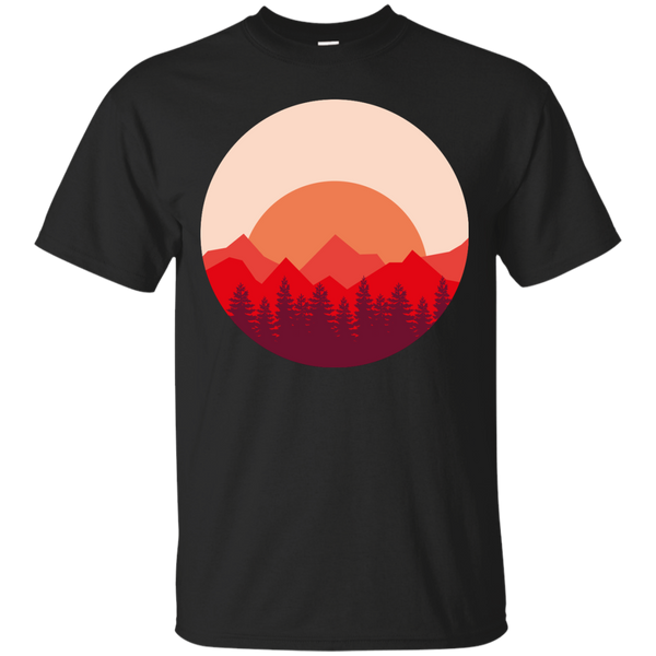 Hiking - Mountain Sunset mountain T Shirt & Hoodie