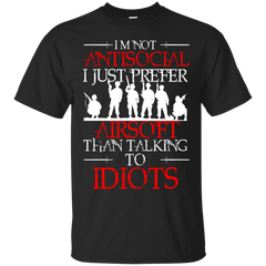 AIRSOFT - Airsoft Antisocial Club T Shirt & Hoodie