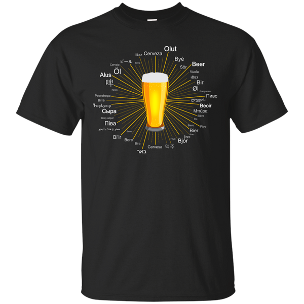 BEER - Beer in 45 different languages T Shirt & Hoodie
