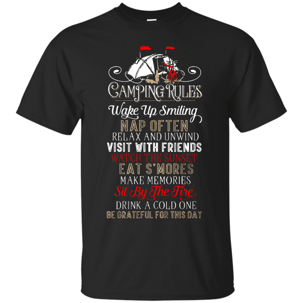 Camping - Camping rules Tshirt camping rules t shirt T Shirt & Hoodie