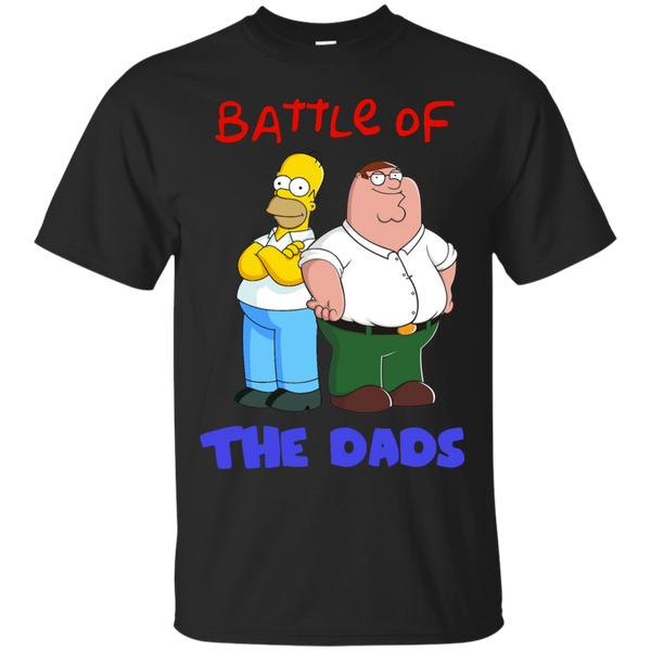 Father - Battle of the dads Family Guy Simpsons crossover peter griffin T Shirt & Hoodie