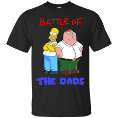 Father - Battle of the dads Family Guy Simpsons crossover peter griffin T Shirt & Hoodie