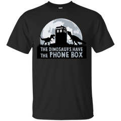 12TH DOCTOR - The Dinosaurs Have The Phone Box T Shirt & Hoodie