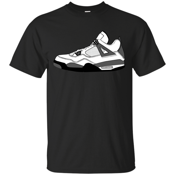 AIR JORDAN - Air Jordan 4  White Cement T Shirt & Hoodie