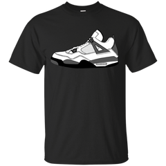AIR JORDAN - Air Jordan 4  White Cement T Shirt & Hoodie