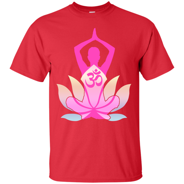 Yoga - Om Namaste Yoga Pose Lotus Pastels T Shirt & Hoodie
