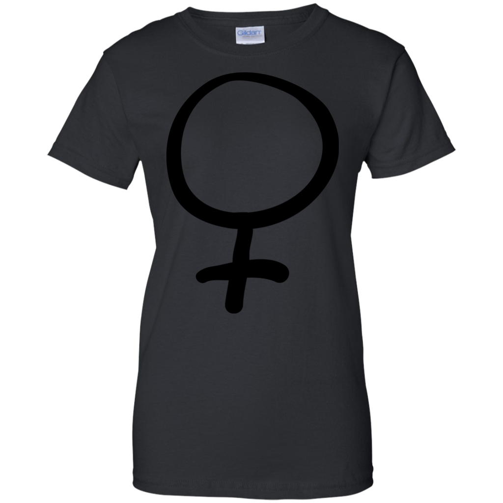 LGBT - Feminist HandDrawn Female Symbol woman symbol T Shirt & Hoodie