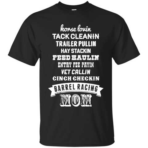 BARREL RACING MOM - Barrel Racing Mom T Shirt & Hoodie