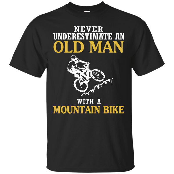 Biker - OLD MAN WITH A MOUNTAIN BIKE T Shirt & Hoodie