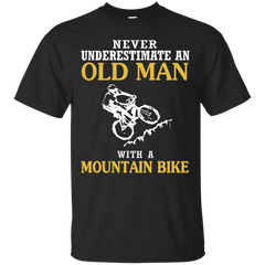 Biker - OLD MAN WITH A MOUNTAIN BIKE T Shirt & Hoodie