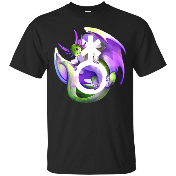 LGBT - Genderqueer Pride Dragon lgbt T Shirt & Hoodie
