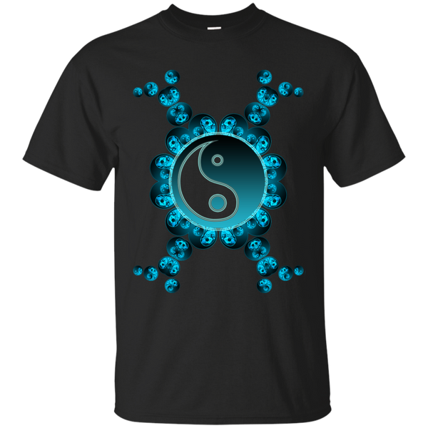 Yoga - Yin Yang Blue T Shirt & Hoodie