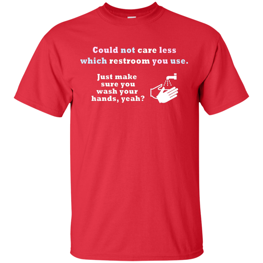 LGBT - Could Not Care Less Which Restroom You Use restroom T Shirt & Hoodie