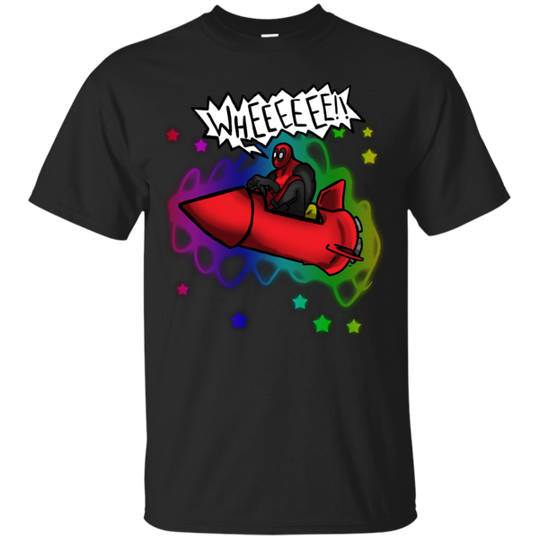 Marvel - Deadpool on a freaking rocket comics T Shirt & Hoodie