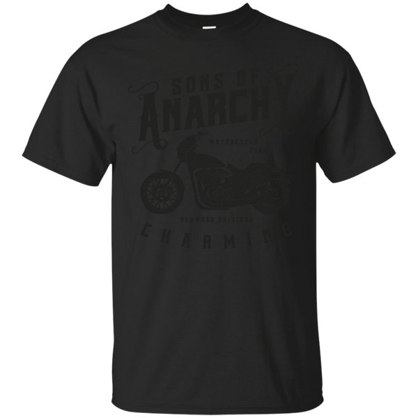 Biker - SONS OF ANARCHY MOTORCYCLE CLUB BLACK VERSION T Shirt & Hoodie