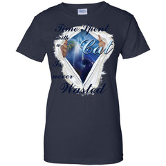 CYBERSPACE CAT LOVERS - Time spent with a Cat is never wasted T Shirt & Hoodie