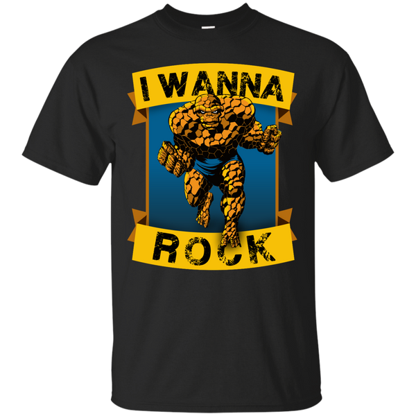 Marvel - The Thing  I Wanna Rock rock T Shirt & Hoodie