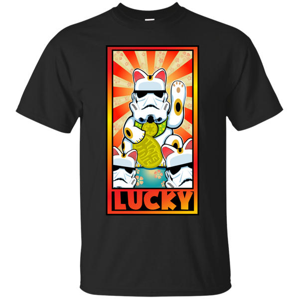 ARTSY ILLUSTRATION - Lucky T Shirt & Hoodie